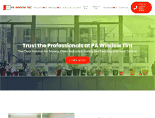 Tablet Screenshot of pawindowtint.com